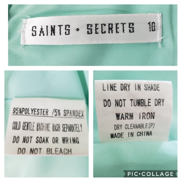 Sants Secrets Scuba Dress Sz 10 - Picture 11 of 11
